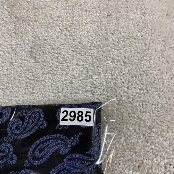 Palo Duro Vest Mens XL Black Blue Paisley Western Dress Formal Suit Cowboy - Picture 7 of 7